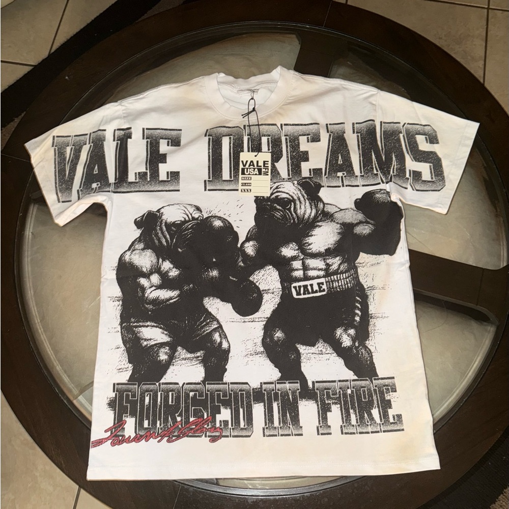 White Graphic Tee - VALLEY STATE